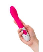 Нереалистичный вибратор, силикон, розовый Краснодар