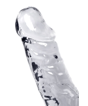 Реалистичный фаллоимитатор, TPE, прозрачный Краснодар