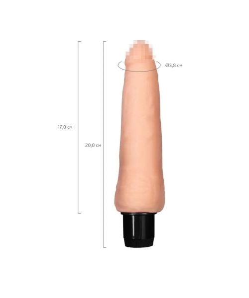 Реалистичный вибратор A-Toys by TOYFA Lank, TPE, телесный, 20 см Краснодар